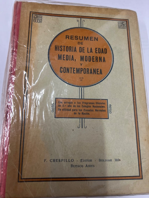 Resumen de historia de la edad media, moderna y contemporanea