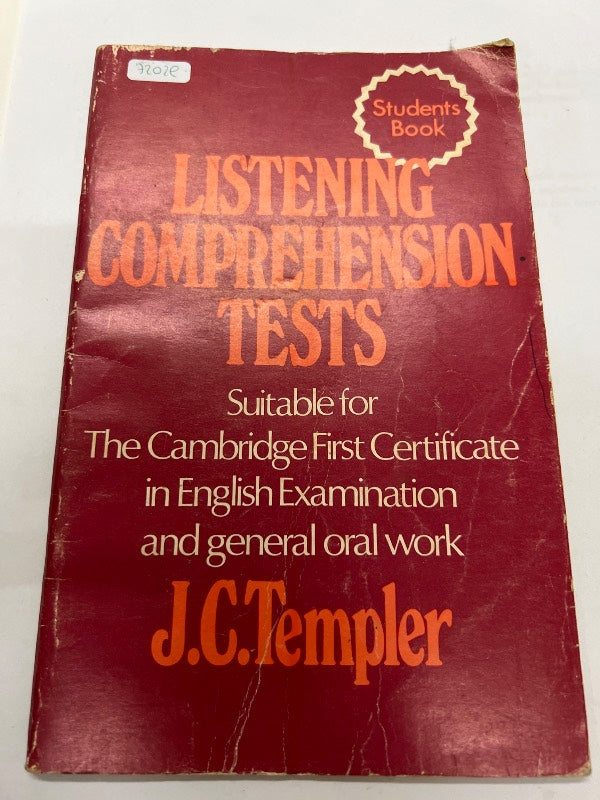 Listening comprehension tests