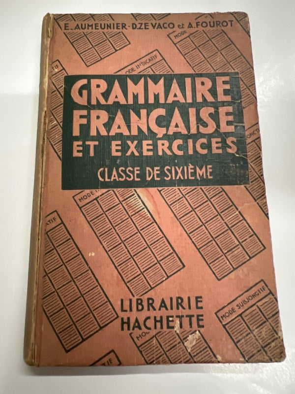 Grammaire francaise et exercices classe de sixieme