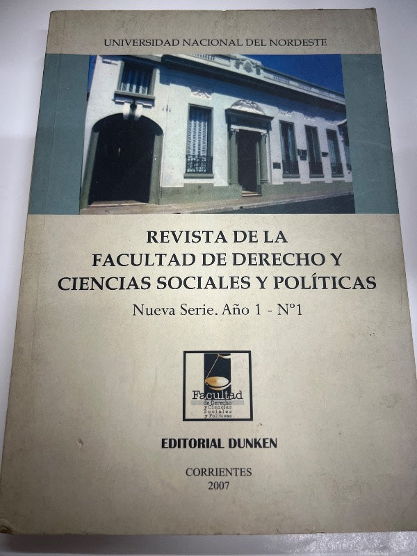 Revista de la facultad de derecho y ciencias sociales y politicas