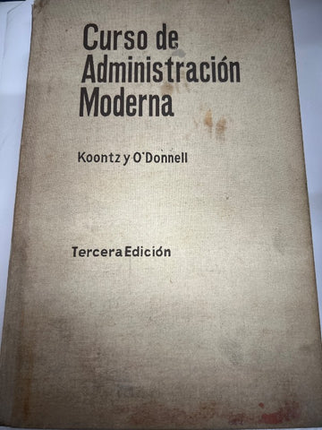 Curso de administracion moderna