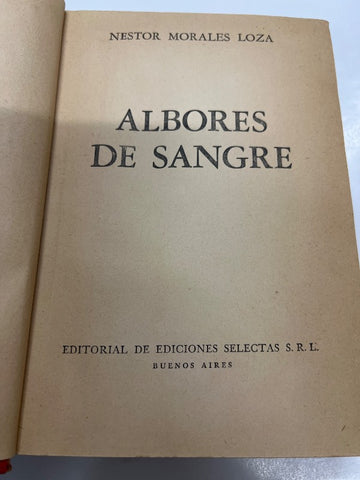 Albores de sangre