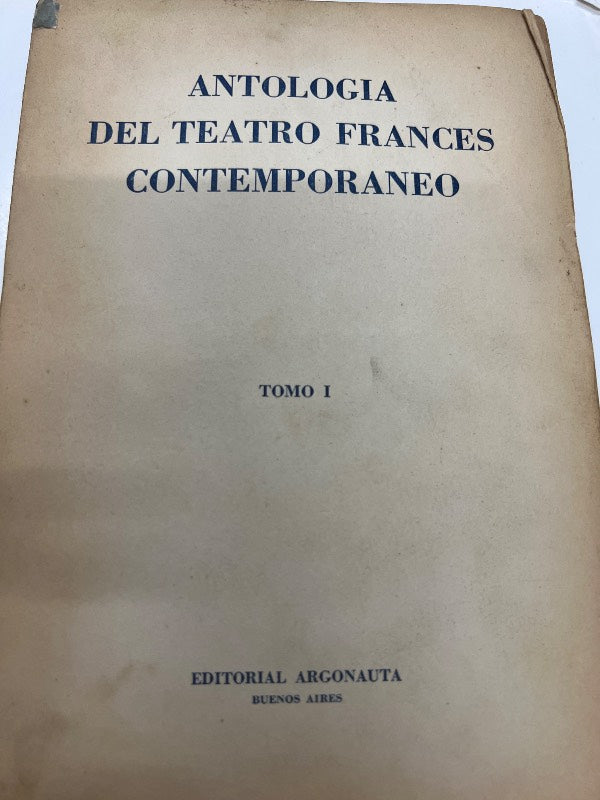 Antologia del teatro frances contemponaneo 1