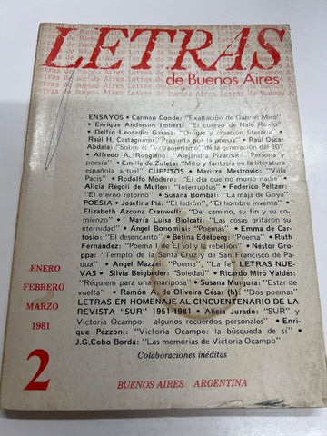 Letras de buenos aires 2