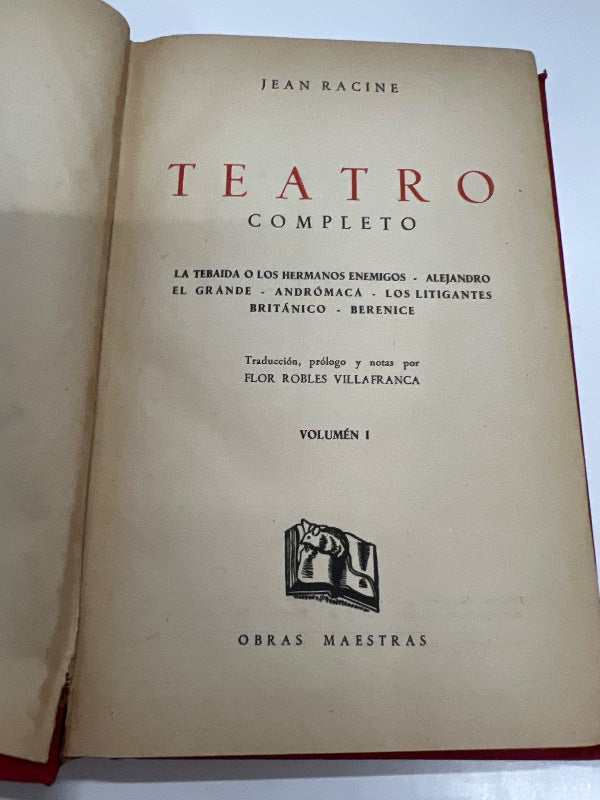 Teatro completo volumen 1