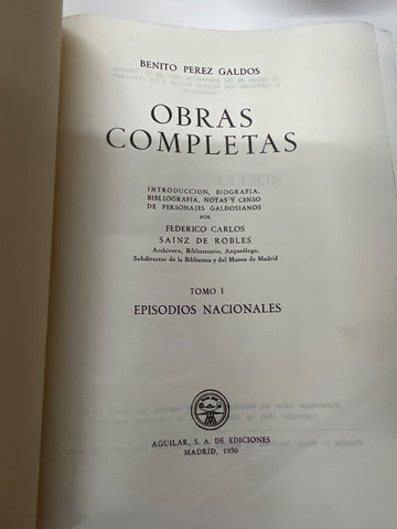 Obras completas I