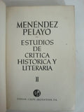 Estudios de critica historica y literaria III