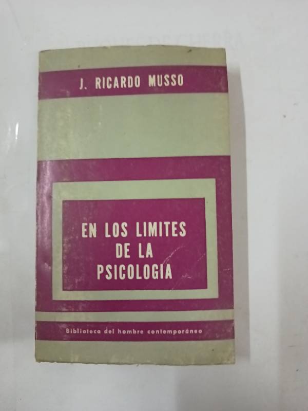 En los limites de la psicologia