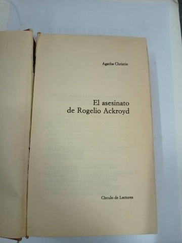 El asesinato de Rogelio Ackroyd