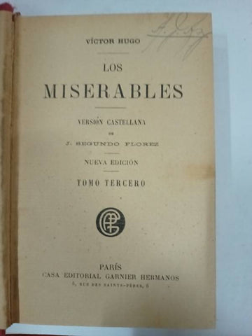 Los miserables tomo 3