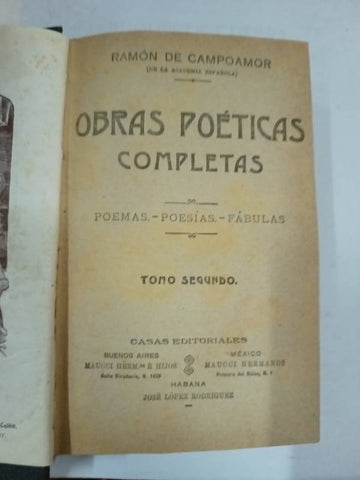 Obras poeticas completas tomo 2