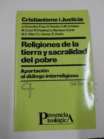 Religiones de la tierra y sacralidad del pobre: Aportación al diálogo interreligioso