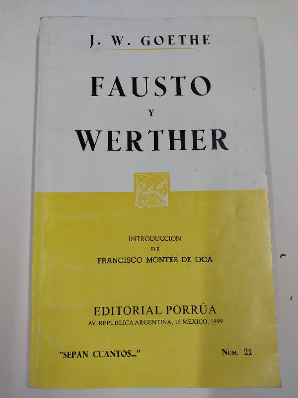 FAUSTO Y WERTHER (SC021) GOETHE