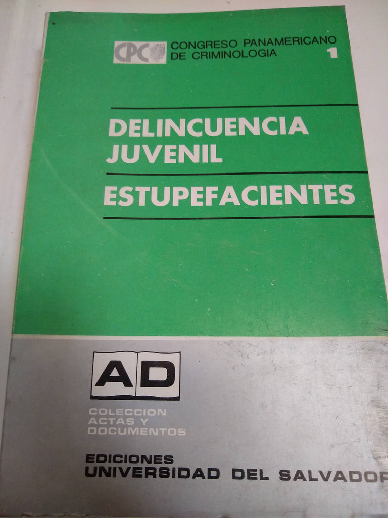 Delincuencia Juvenil Estupefacientes