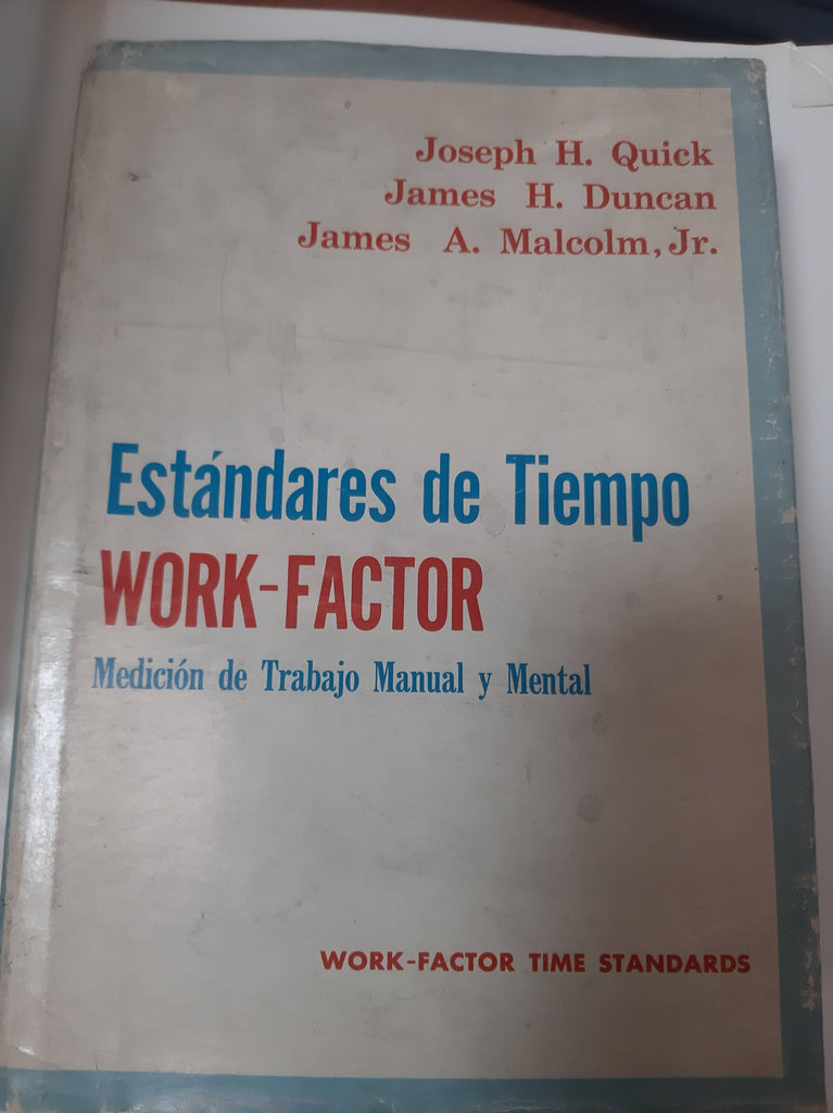 Estandares de tiempo Work-Factor