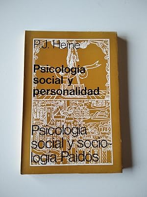 Psicología social y Personalidad